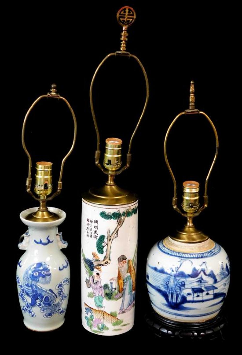 ASIAN THREE CHINESE PORCELAIN 31dbf5