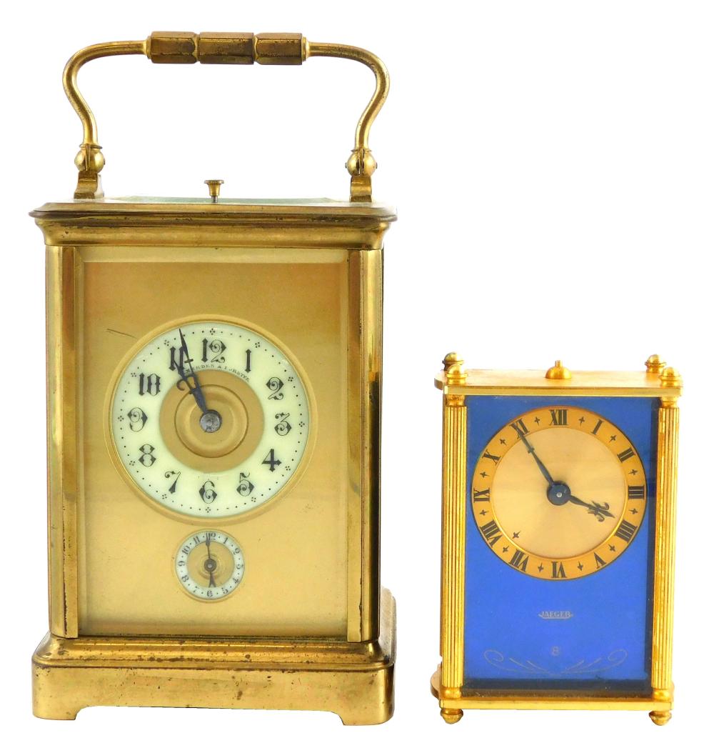 CLOCKS: TWO CLOCKS, ONE FRENCH