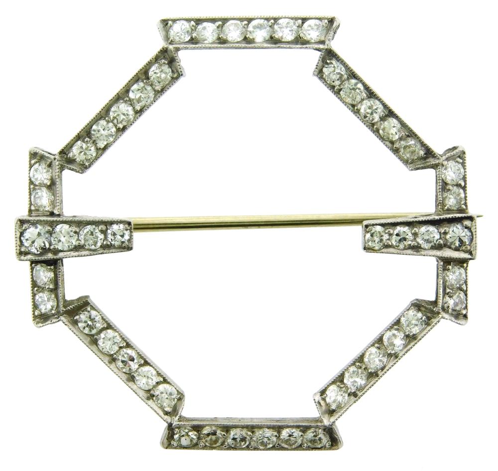 JEWELRY: PLATINUM ART DECO DESIGN