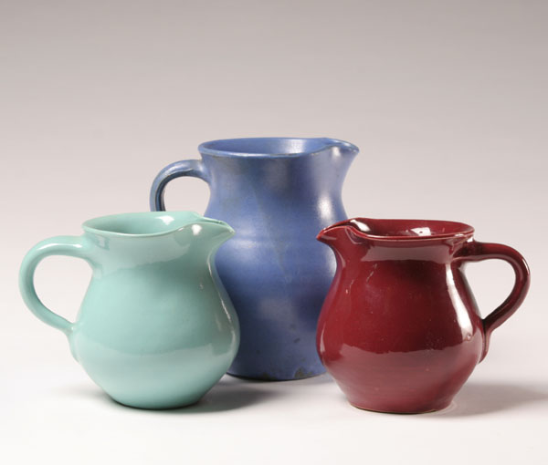 Cornelison/Bybee art pottery pitchers,