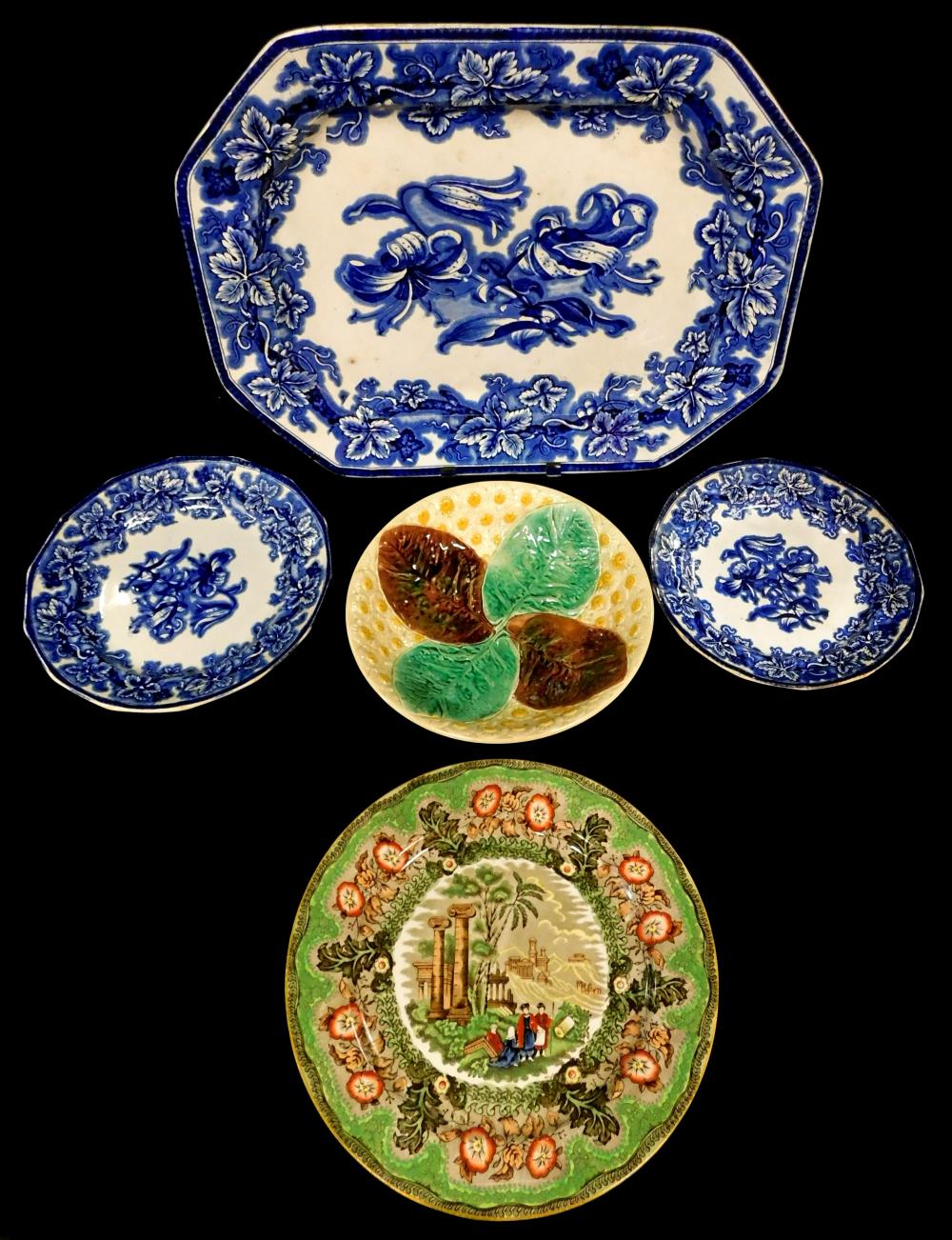 FIVE PIECES OF ENGLISHWARE, INCLUDING: