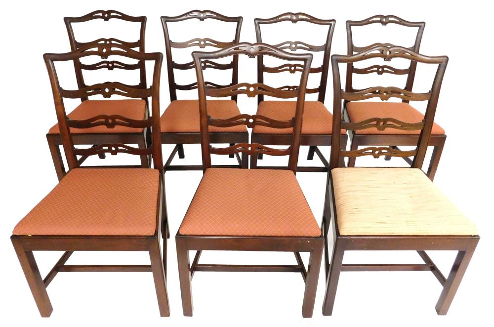 SEVEN RIBBON BACK DINING SIDE CHAIRS 31dd04