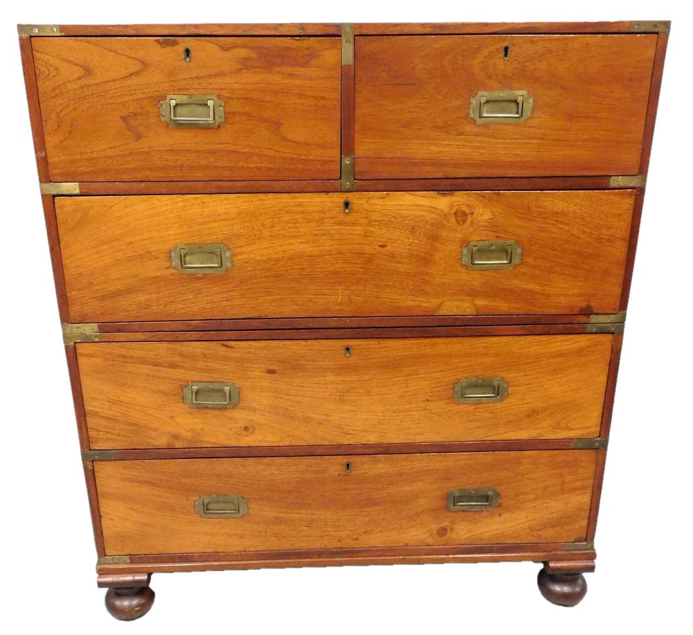 CAMPAIGN CHEST 19TH C EARLY 31dd1c