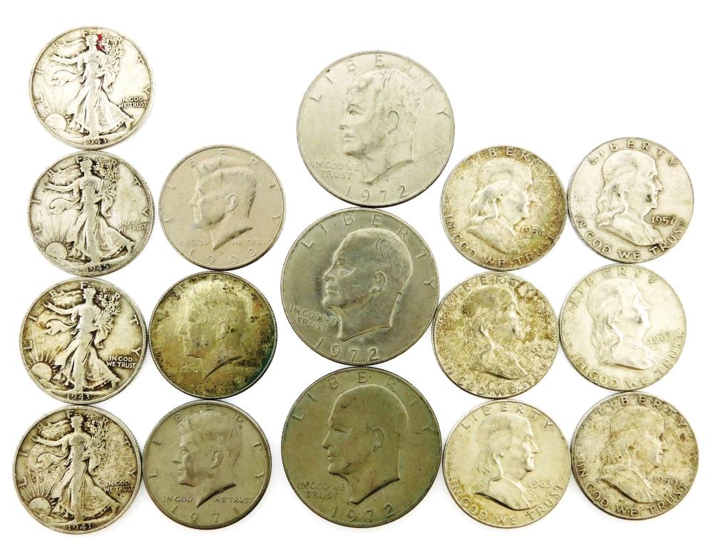 COINS SIXTEEN AMERICAN COINS  31dd7c