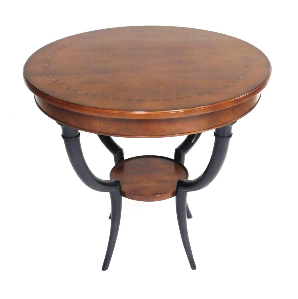 BAKER ROUND CENTER TABLE, 20TH