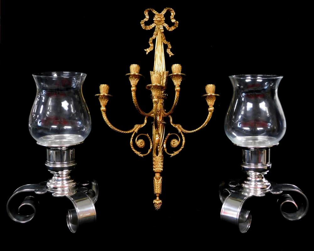 WALL SCONCE AND PAIR OF GIOVANNI 31de62