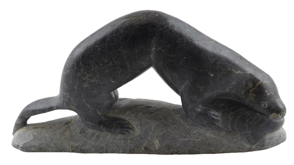 TRIBAL: INUIT CARVED STONE SCULPTURE