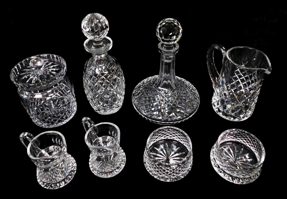 GLASS: WATERFORD CRYSTAL SERVINGWARE,