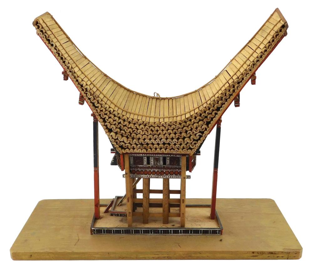 TRIBAL: TORAJA HOUSE MODEL OF A