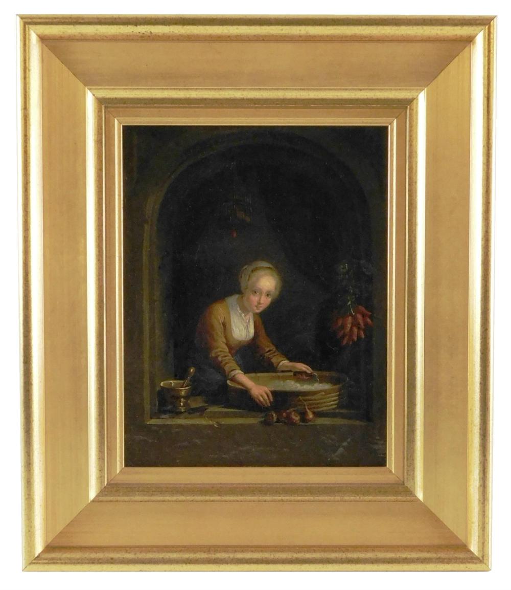 OIL ON CANVAS, BAROQUE STYLE, 19TH