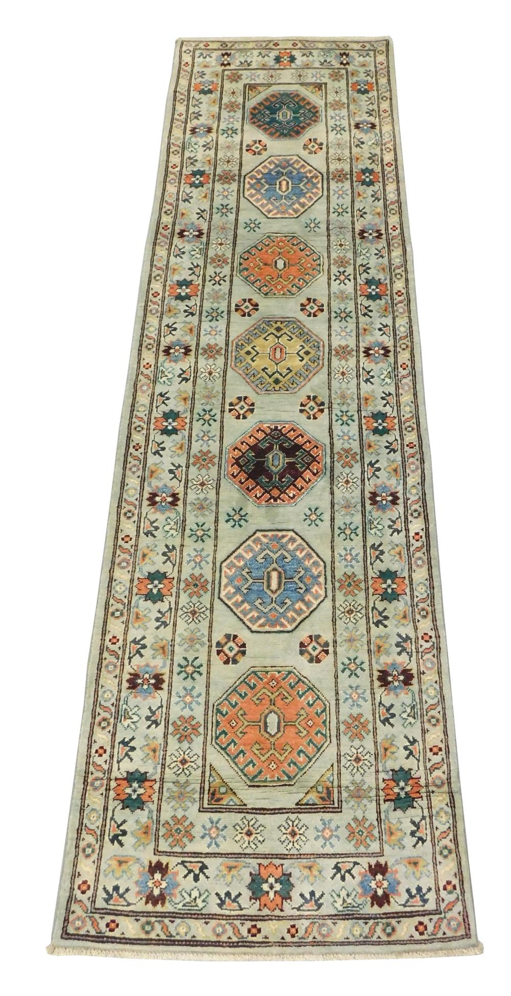 RUG: UZBEK KAZAK, 2'7" X 9'8",