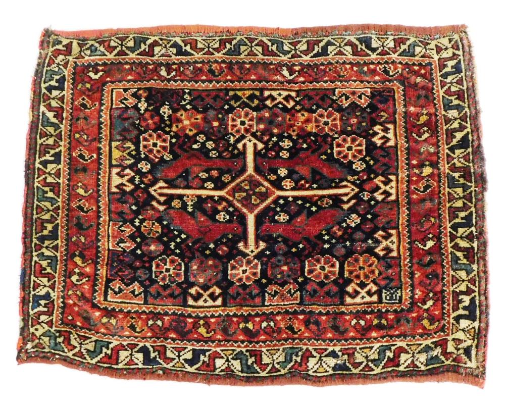 RUG ANTIQUE SOUTHWEST PERSIA SADDLE 31e0b2