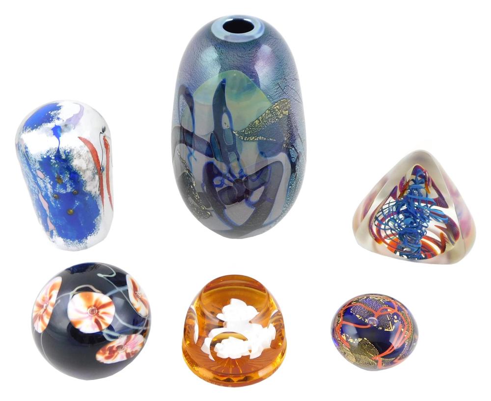 ART GLASS: EICKHOLT, GLASS EYE STUDIOS,