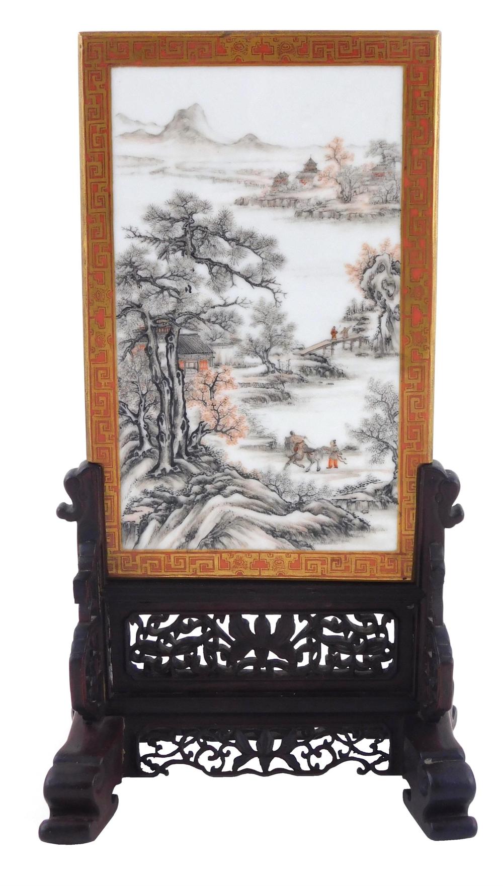 ASIAN: CHINESE HAND PAINTED PORCELAIN