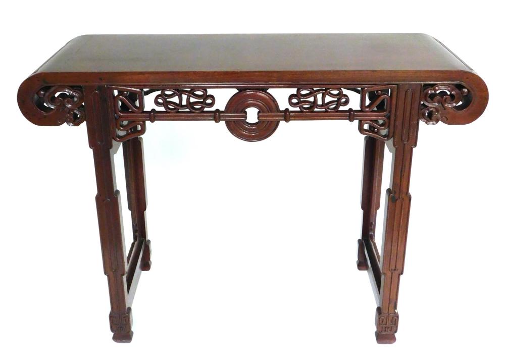 ASIAN 19TH C HARDWOOD ALTAR TABLE  31e144