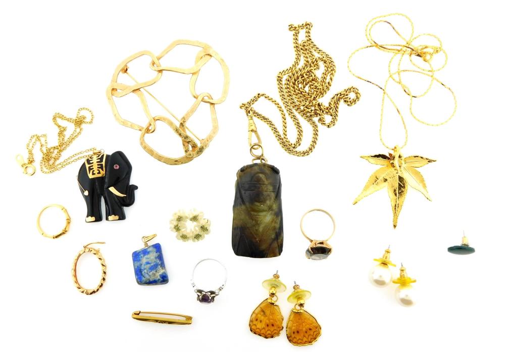 COSTUME JEWELRY: FOURTEEN PIECES