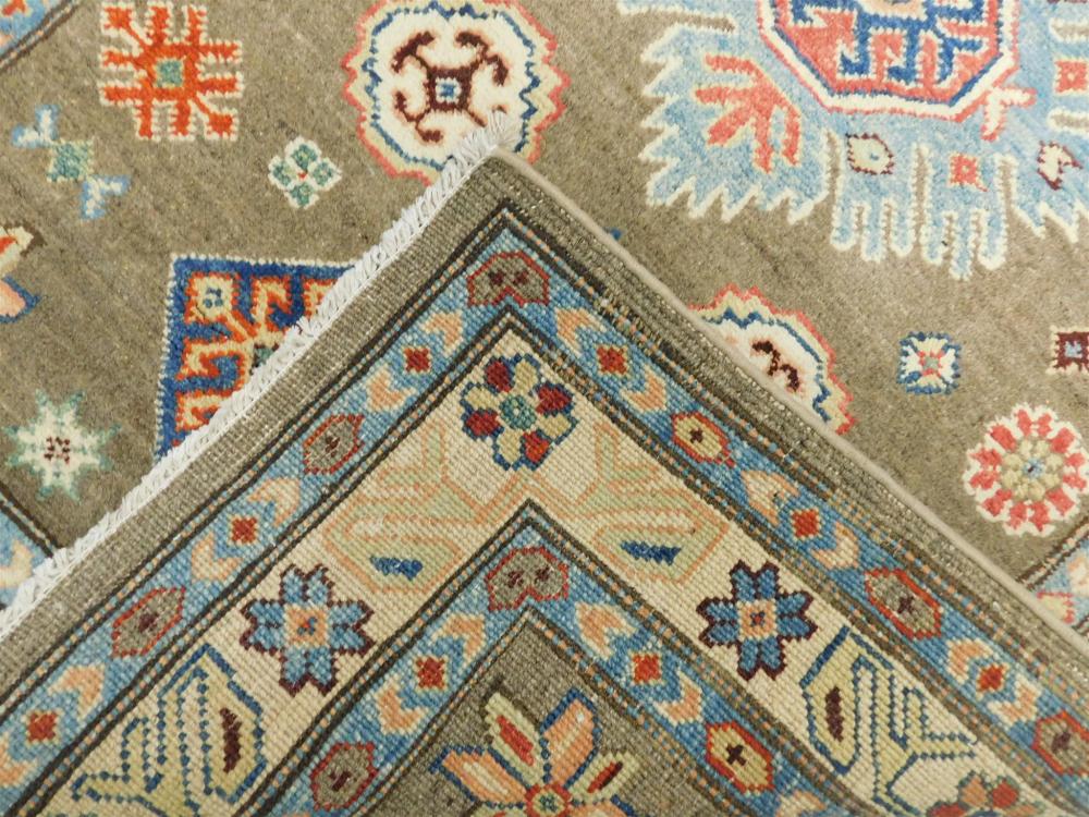 RUG: UZBEK KAZAK, 3' X 4'9", HANDMADE,