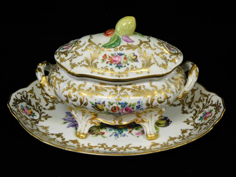 FRENCH LE TALLEC PORCELAIN TUREEN