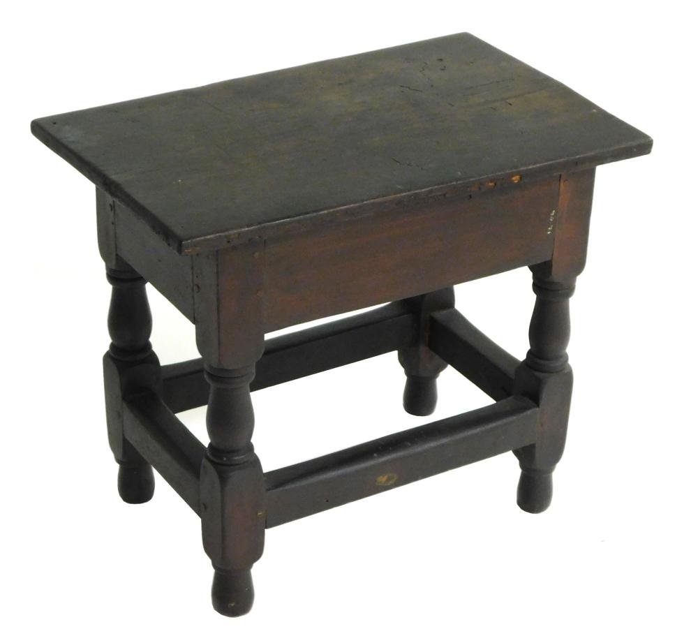 JOINT STOOL AMERICAN 17TH C  31e2cc