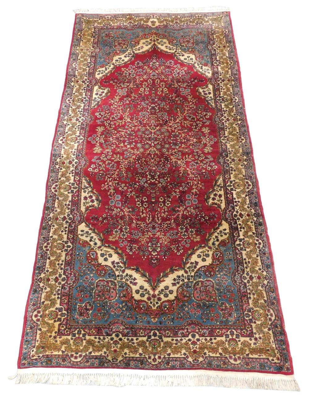 RUG: SEMI-ANTIQUE PERSIAN CARPET,