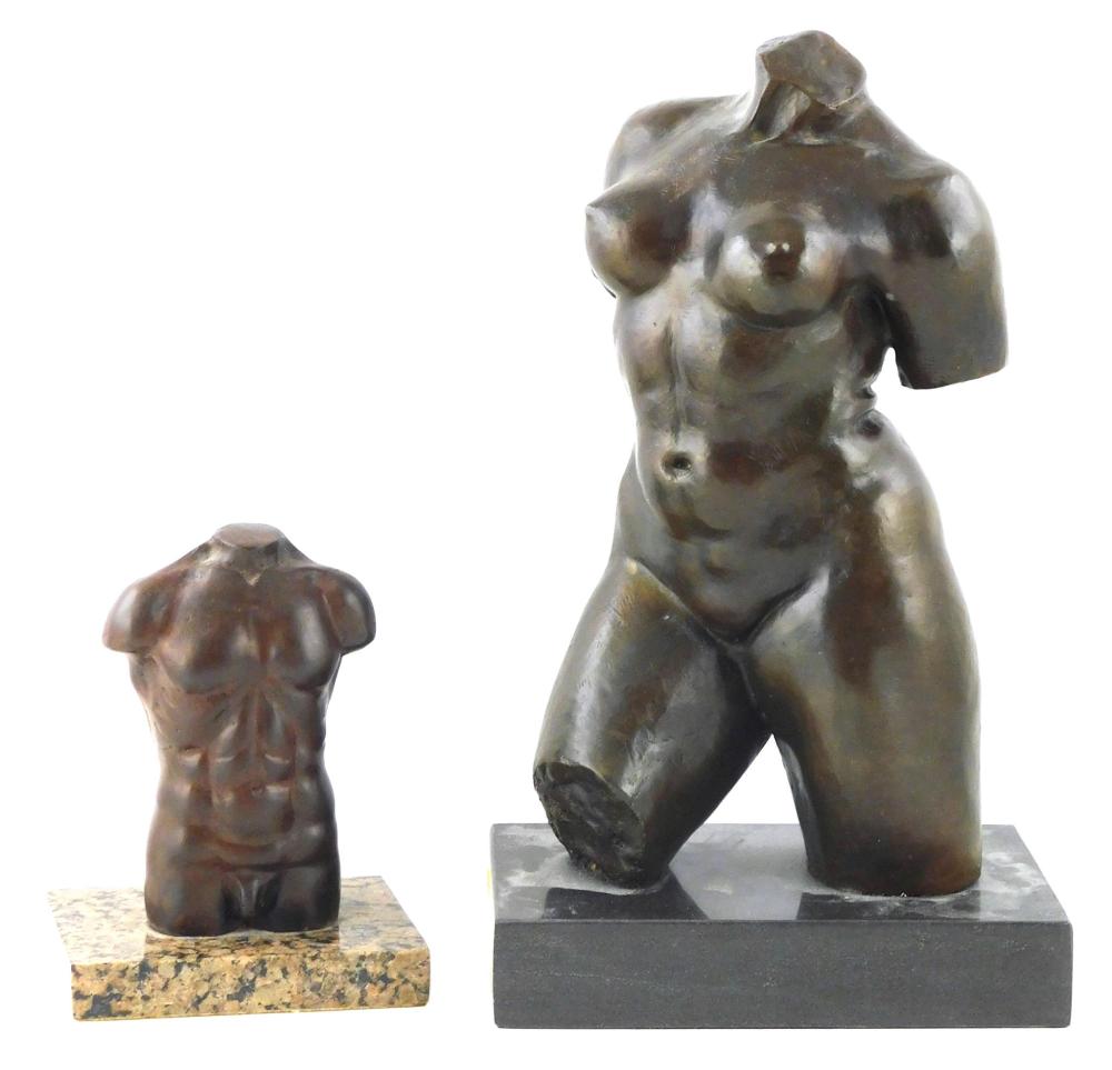 TWO SCULPTURES AFTER ARISTIDE MAILLOL