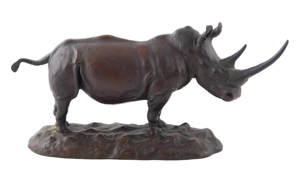 JAMES LIPPITT CLARK (1883 - 1969), RHINOCEROS,