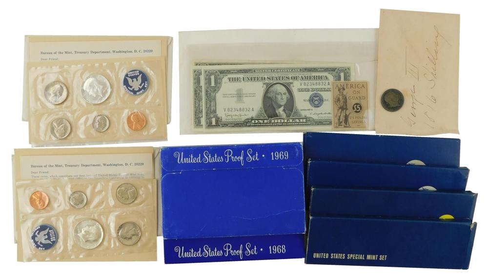 COINS: INCLUDES TWO 1965, TWO 1966