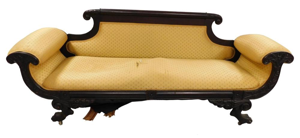 SOFA, CLASSICAL REVIVAL, AMERICAN,