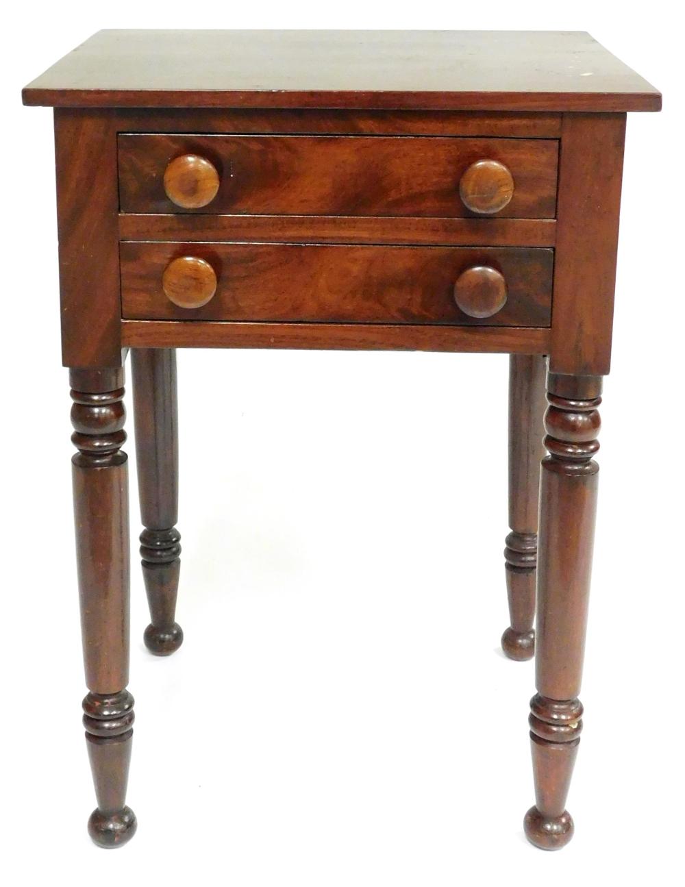 TWO DRAWER STAND, AMERICAN, EARLY