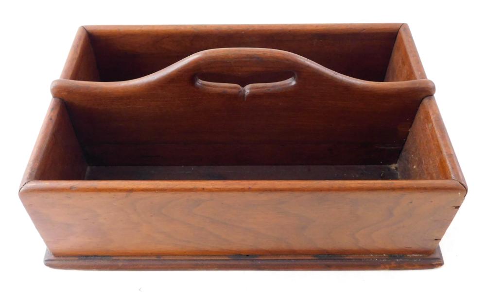 MAHOGANY KNIFE CADDY/ TOOL CARRIER,