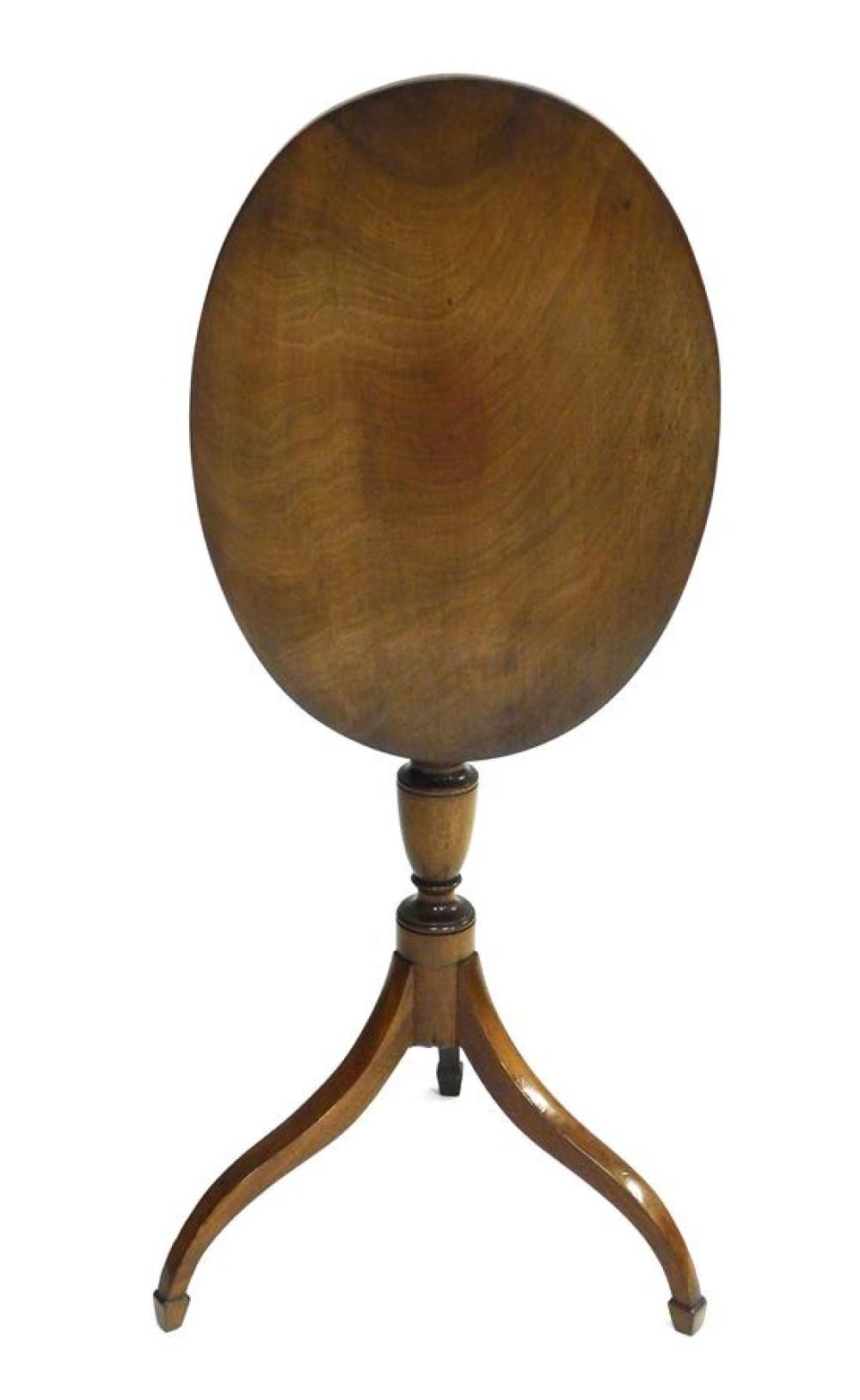 OVAL TILT TOP STAND, LATE 19TH/ EARLY