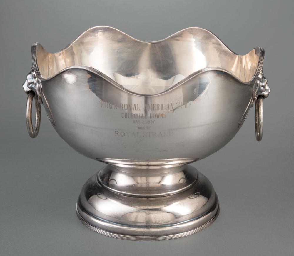 CHURCHILL DOWNS SILVERPLATE RACING TROPHYChurchill