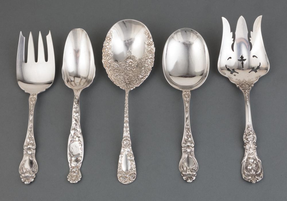 GROUP OF AMERICAN STERLING SILVER