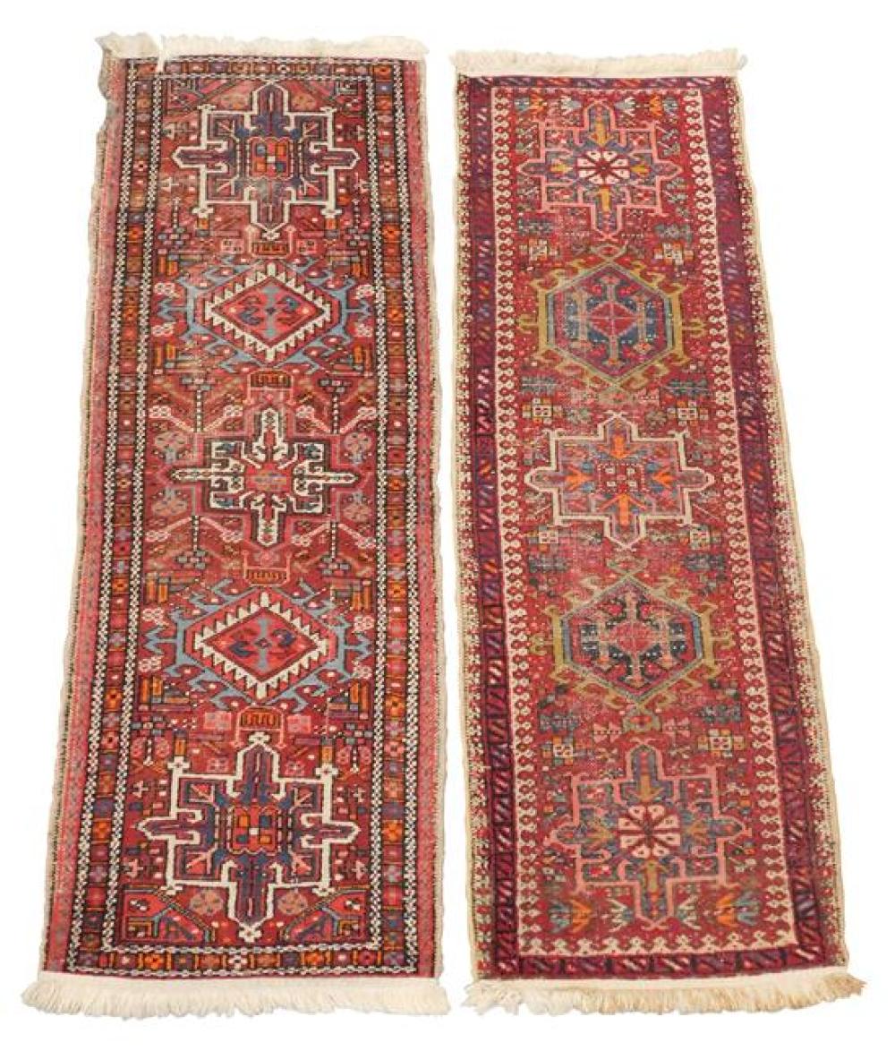 RUGS TWO SIMILAR SEMI ANTIQUE 31beef