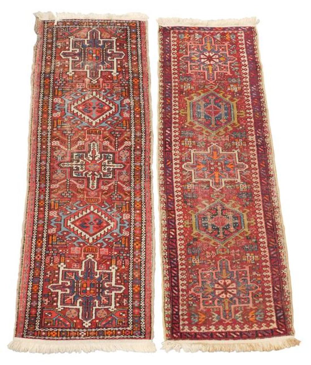 RUGS: TWO SIMILAR SEMI-ANTIQUE