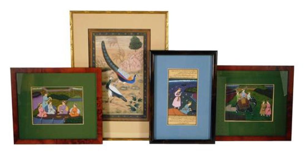 FOUR FRAMED AND MATTED PERSIAN 31bf4f