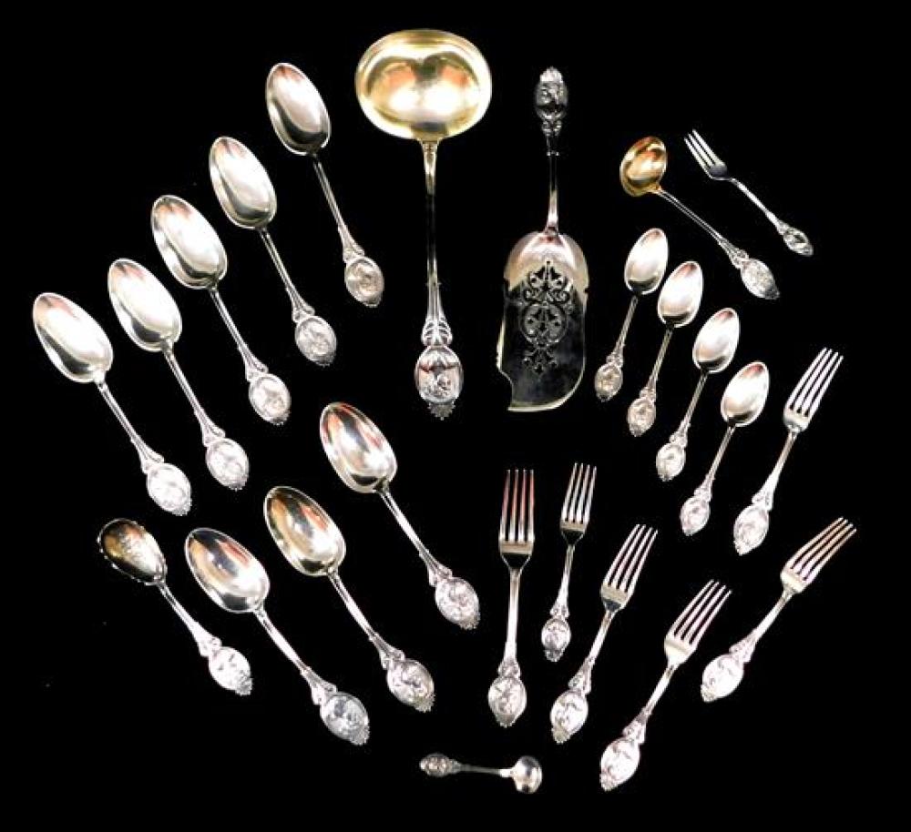 SILVER: TWENTY-FOUR PIECES, MEDALLION