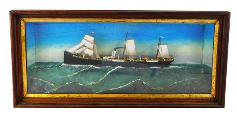 DIORAMA SAIL SCREW STEAMER DE 31c184