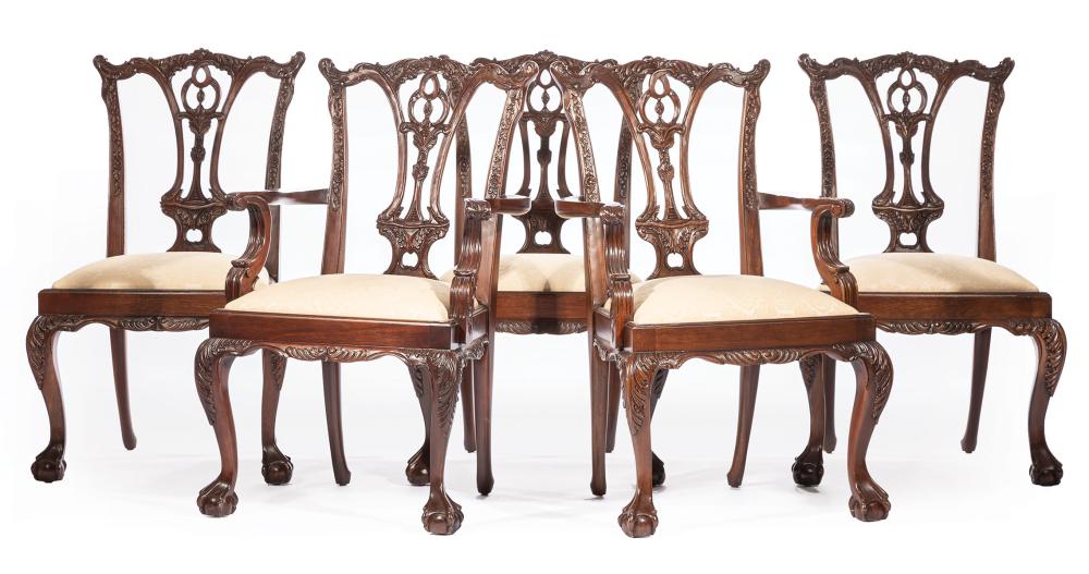 MILLENDER CARVED MAHOGANY DINING 31c20c