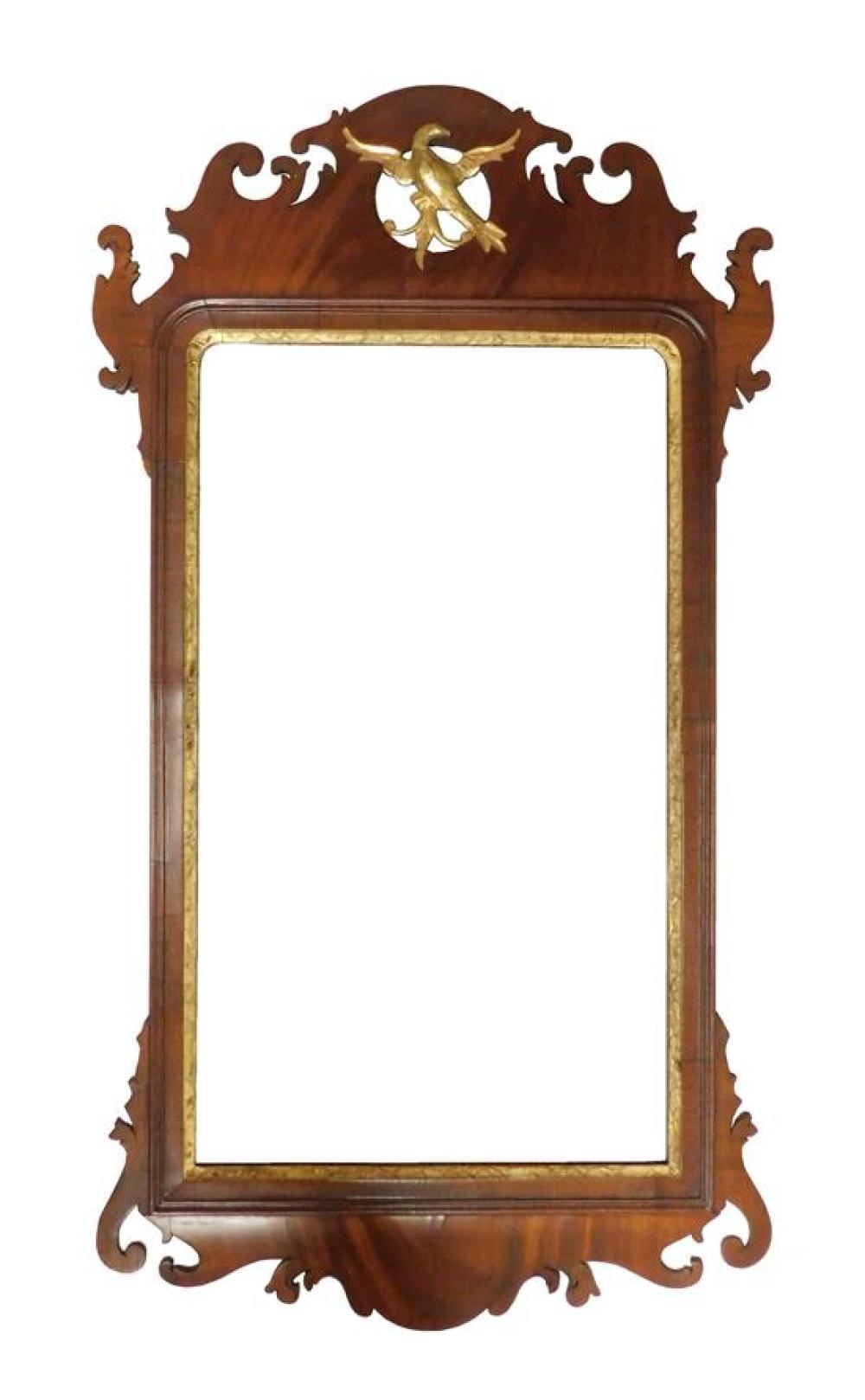 CHIPPENDALE WALL MIRROR 18TH 19TH 31c21f