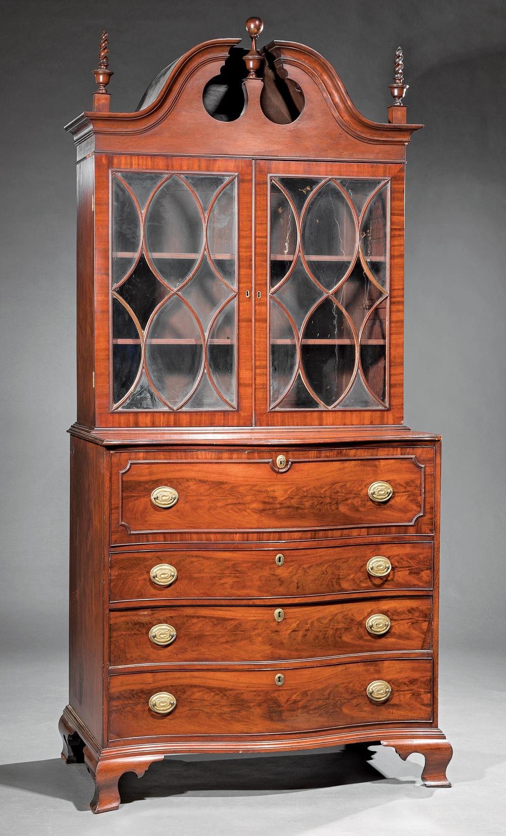 FEDERAL-STYLE MAHOGANY SECRETARY