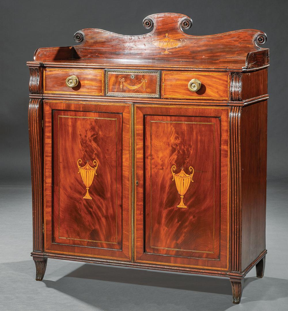 EDWARDIAN INLAID MAHOGANY CABINETEdwardian 31c305