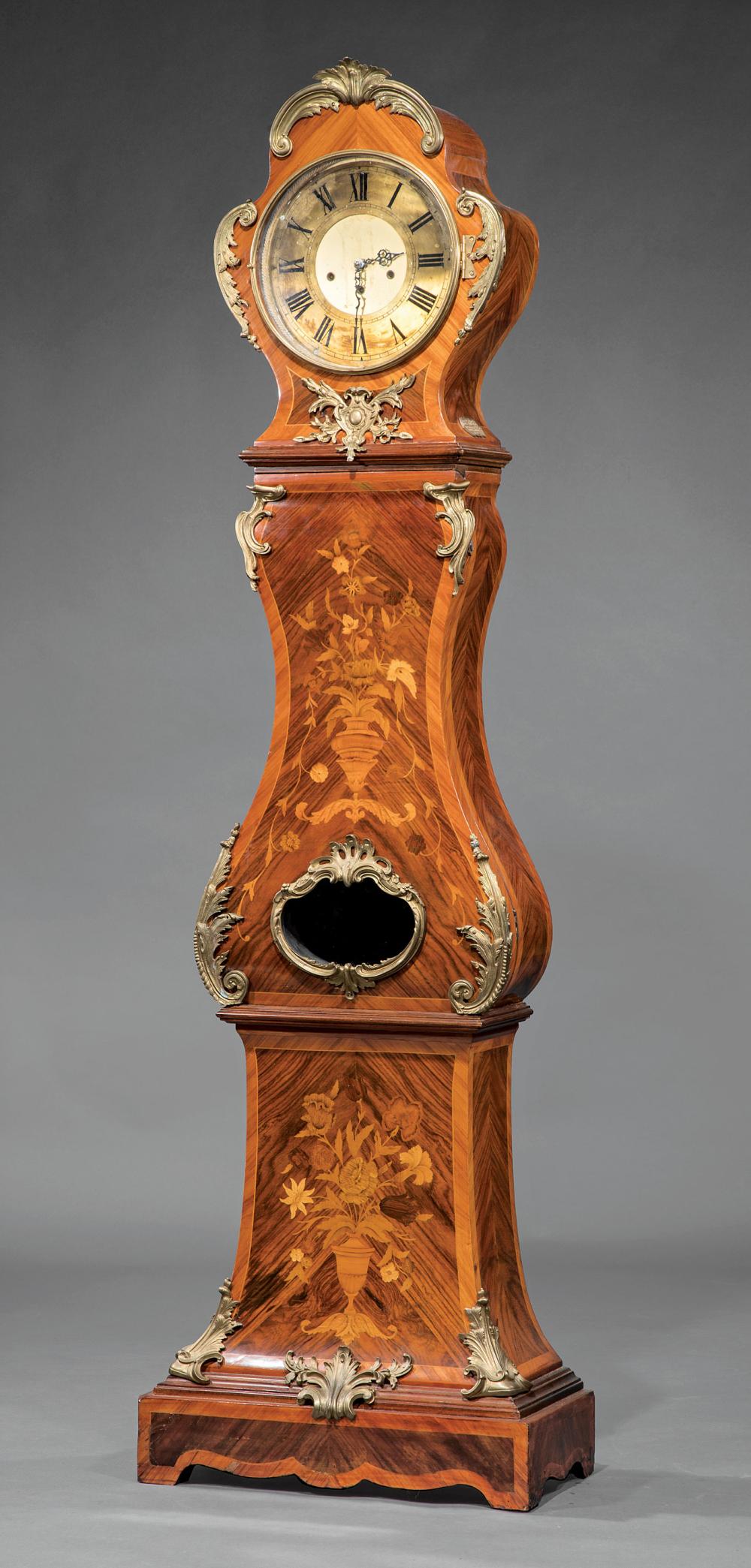 MARQUETRY AND PARQUETRY TALL CASE 31c3cc