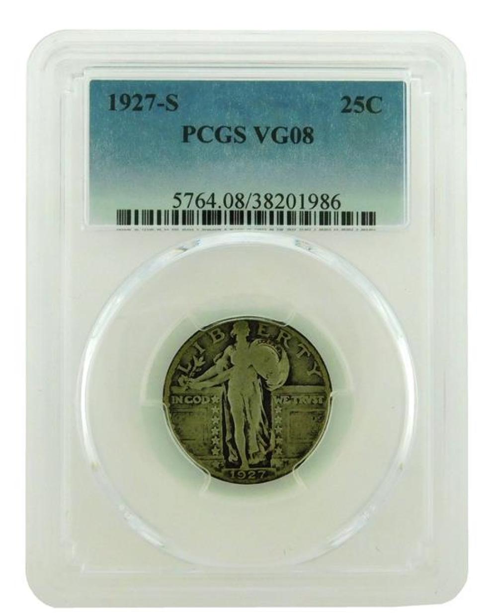 †COIN: 1927-S STANDING LIBERTY