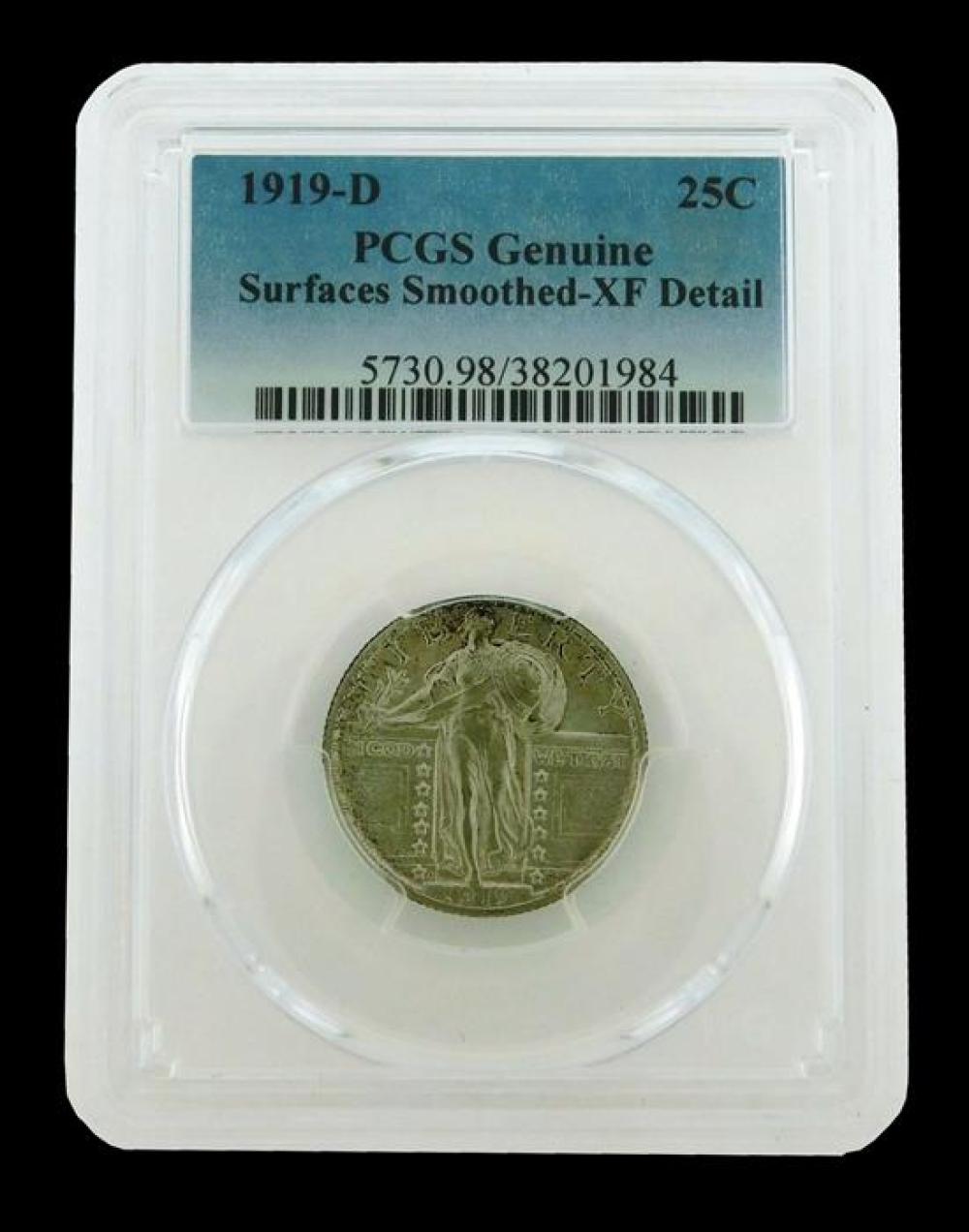 †COIN: 1919-D STANDING LIBERTY