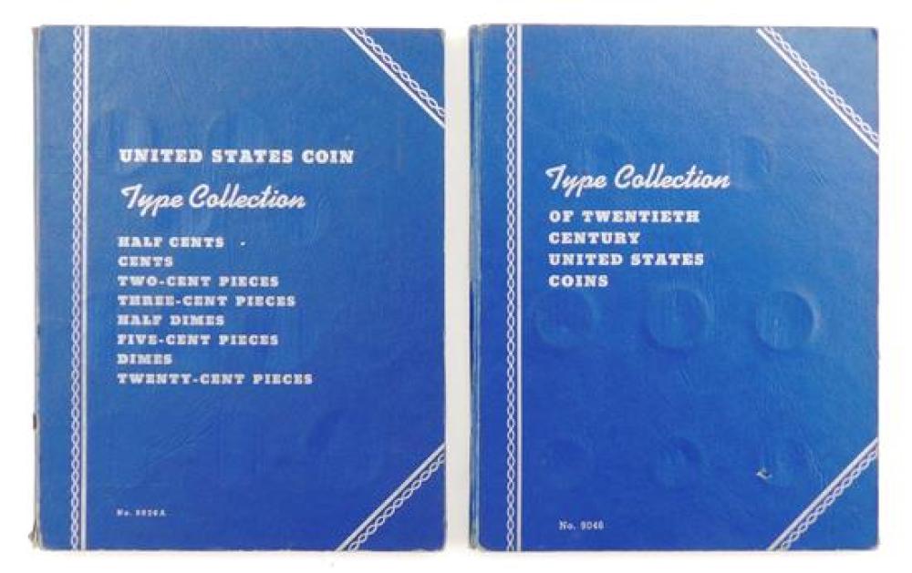  COINS TWO COIN ALBUMS FIFTY FIVE 31c418