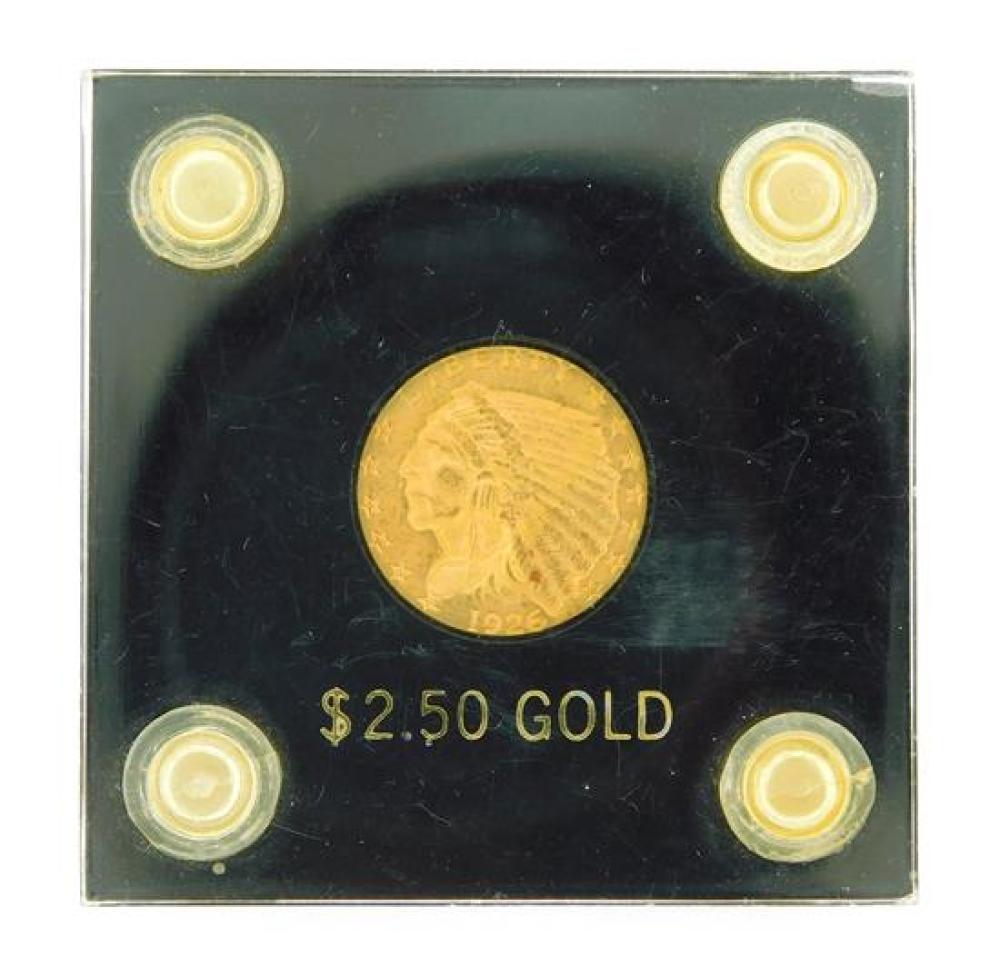 †COIN: 1926 $2.50 INDIAN GOLD
