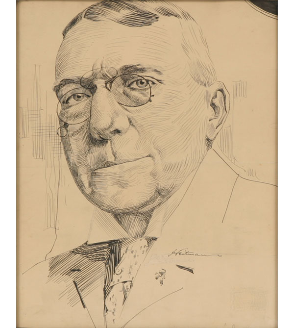 Heitman (American, 20th century) Portrait