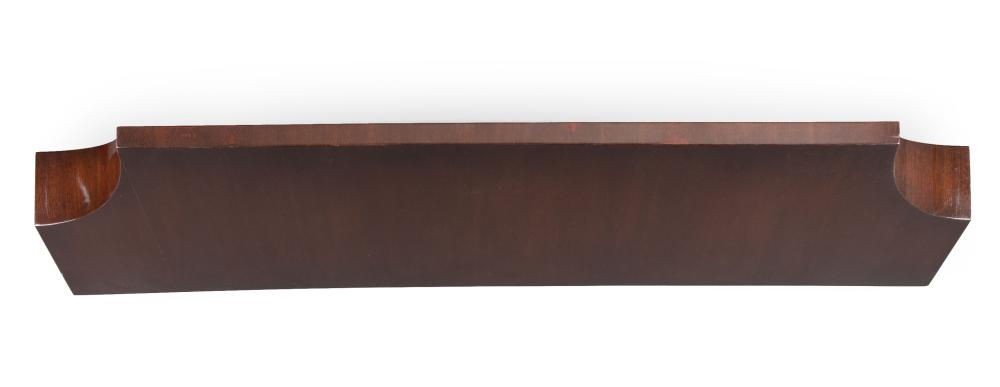 DAVID WIDER MAHOGANY WALL SHELVESPair 31c499