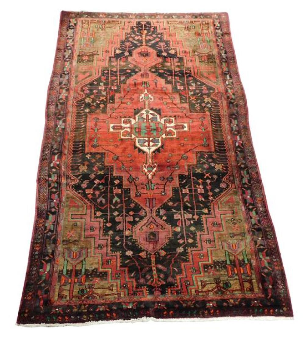 RUG VINTAGE PERSIAN HAMADAN CARPET  31c4ba